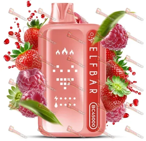 Elf Bar BC45000 Red Raspberry Strawberry (Малина Полуниця)