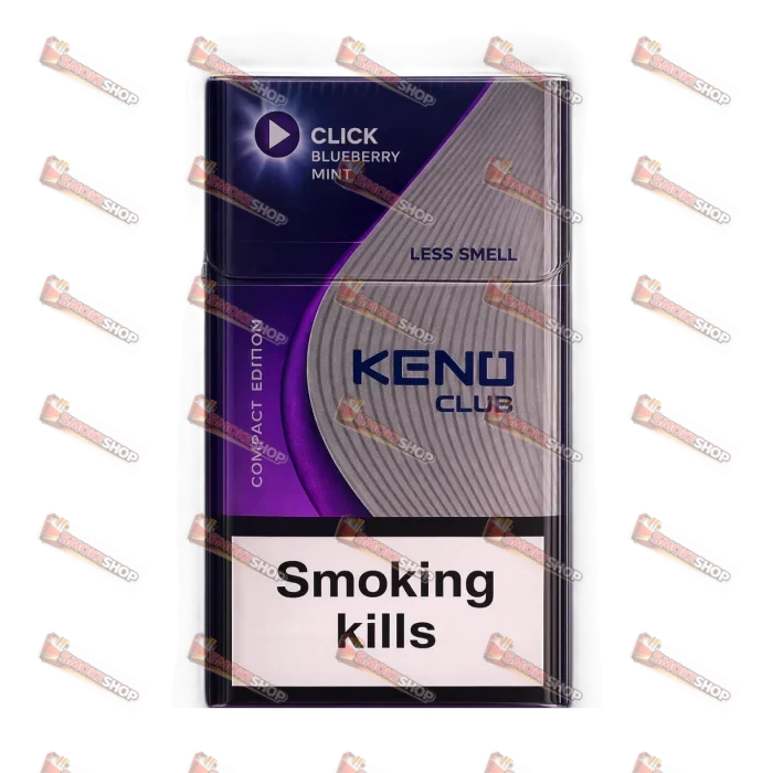 Сигарети Keno Club Compact Blueberry Mint Capsule (Чорниця М'ята) (20шт)